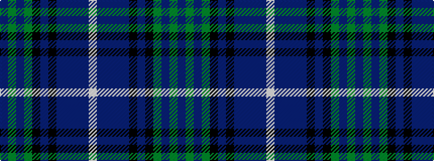 idealised woven sample of pattern BGBGKBKBBBBW