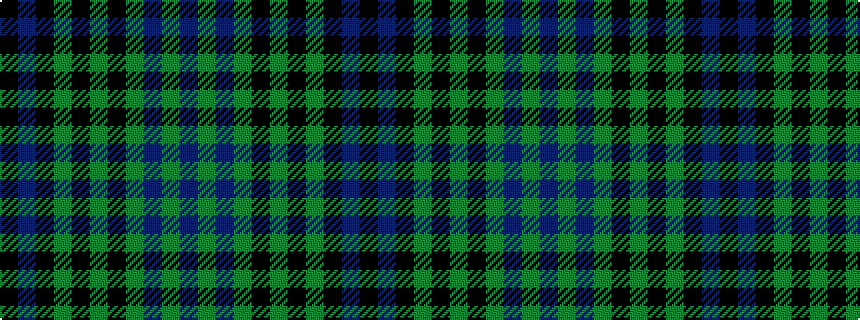 idealised woven sample of pattern BGBGKGKGKBK