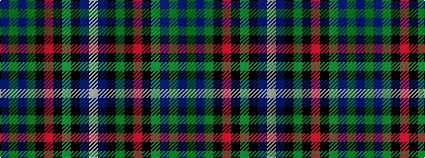 idealised woven sample of pattern BGBGKRKGKBW