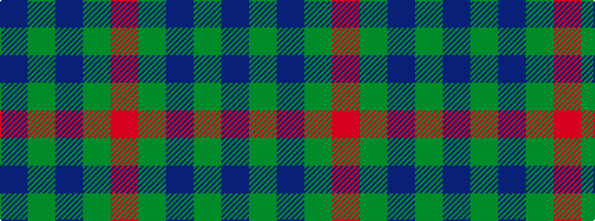 idealised woven sample of pattern BGBGR