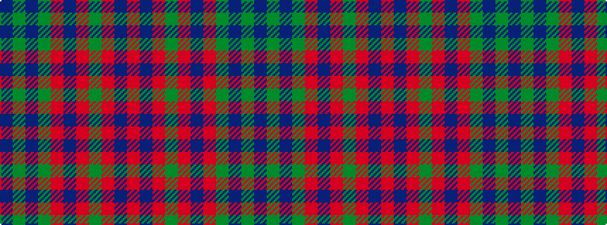 idealised woven sample of pattern BGBGRBRGRBR
