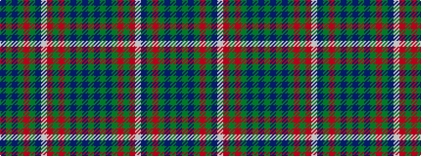 idealised woven sample of pattern BGBGRGBWRGRGBGBG