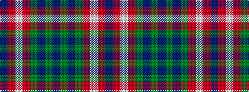 idealised woven sample of pattern BGBGRWRB