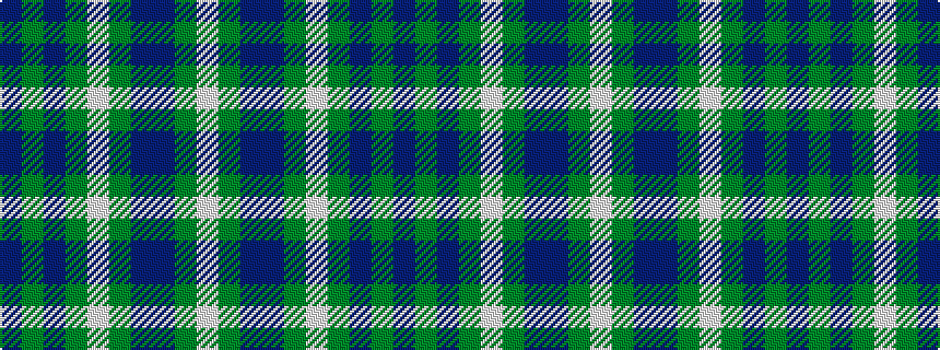 idealised woven sample of pattern BGBGWGBBGW