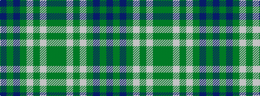 idealised woven sample of pattern BGBGWGWGG