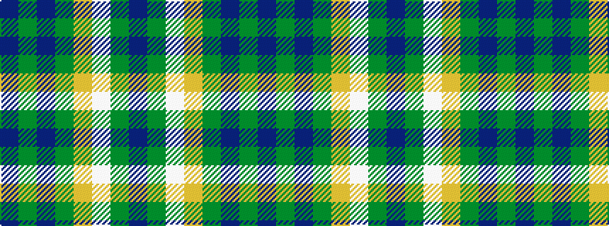 idealised woven sample of pattern BGBGYWGB