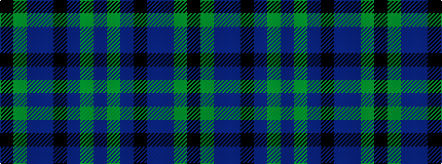 idealised woven sample of pattern BGBKBBGK