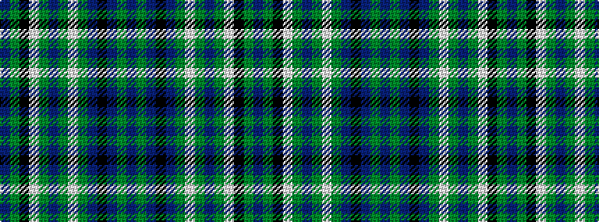 idealised woven sample of pattern BGBKBGWGBGWKGB