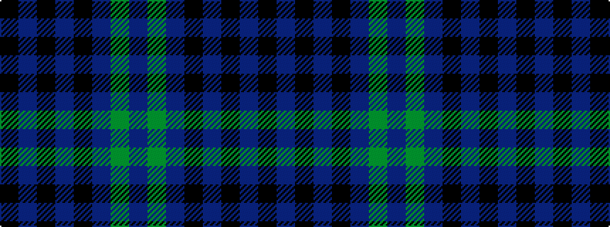 idealised woven sample of pattern BGBKBKBK