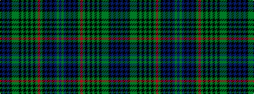 idealised woven sample of pattern BGBKBKBKGRGKGKGKGKGGGKBKBK