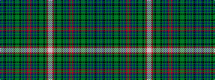 idealised woven sample of pattern BGBKGBGBGKGGGKGBGBRGRBGBGKGGGKGRWW