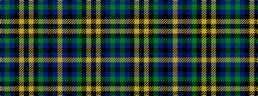 idealised woven sample of pattern BGBKYKYKGBKBY