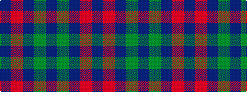 idealised woven sample of pattern BGBRB