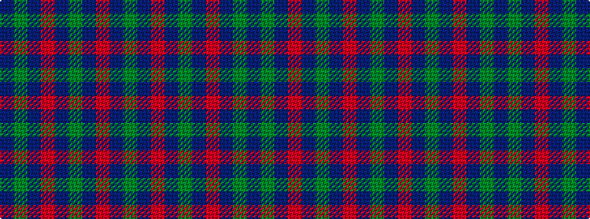idealised woven sample of pattern BGBRBGBRBG