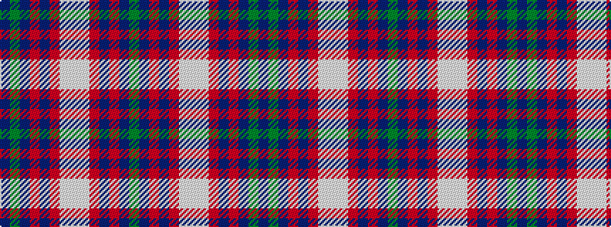 idealised woven sample of pattern BGBRBRWWWRBRBG