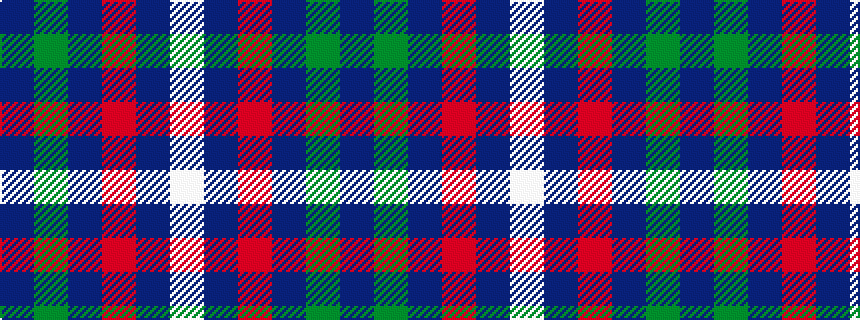 idealised woven sample of pattern BGBRBW