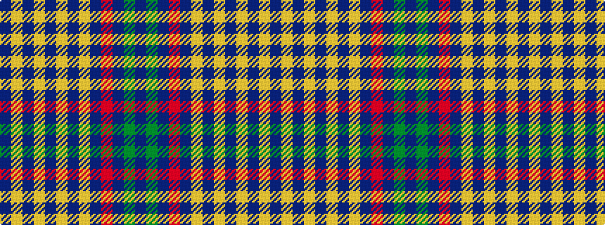 idealised woven sample of pattern BGBRBYBYBYBYB