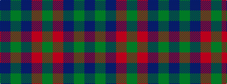 idealised woven sample of pattern BGBRG