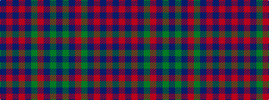 idealised woven sample of pattern BGBRGBRBRB