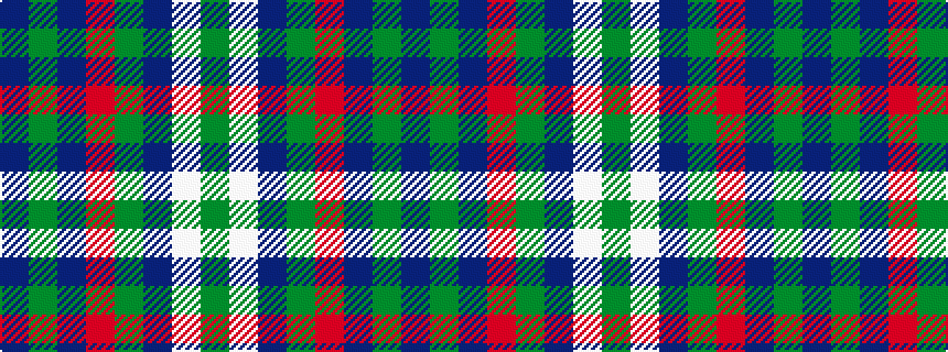 idealised woven sample of pattern BGBRGBWG