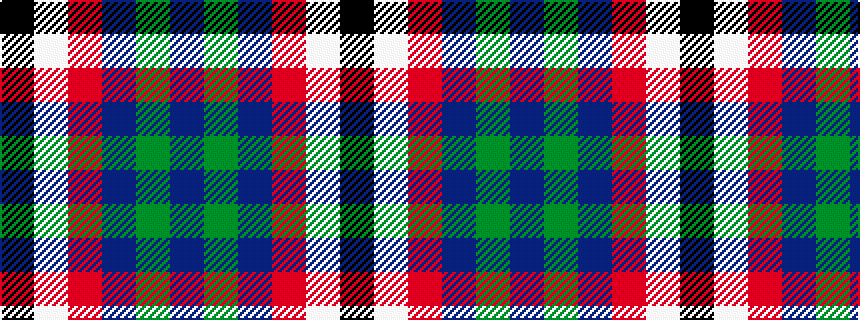 idealised woven sample of pattern BGBRWK