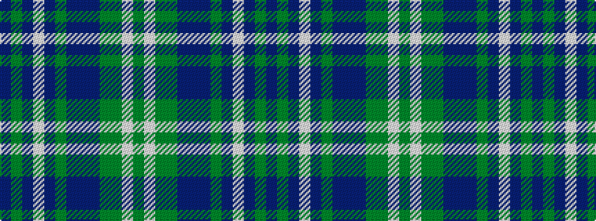 idealised woven sample of pattern BGBWBGBBBGGWG