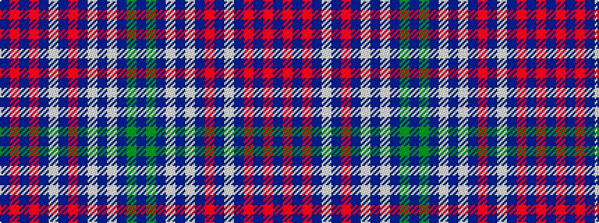 idealised woven sample of pattern BGBWBWBRBWBRBRB