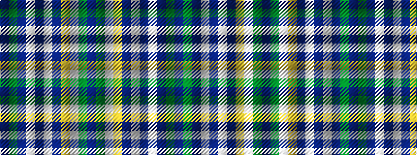 idealised woven sample of pattern BGBWBWBYWGB
