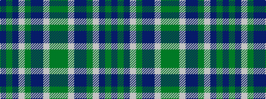 idealised woven sample of pattern BGBWGBBWGG