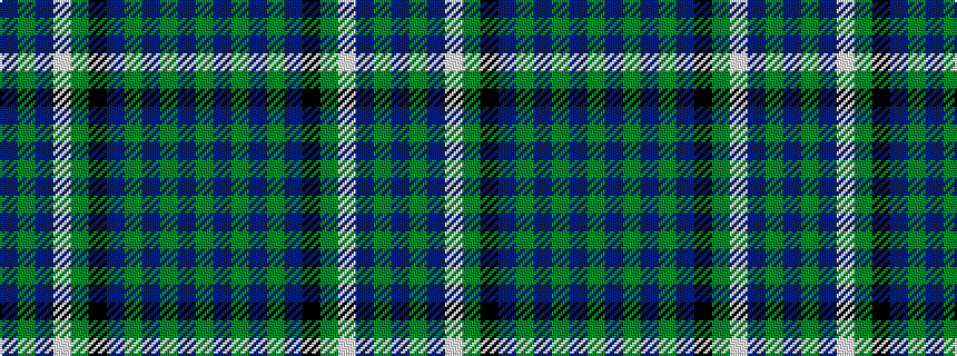 idealised woven sample of pattern BGBWGKBGBGBG