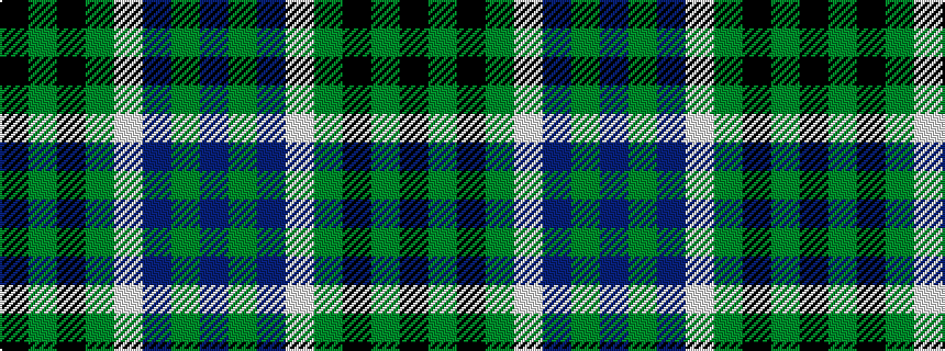 idealised woven sample of pattern BGBWGKGK