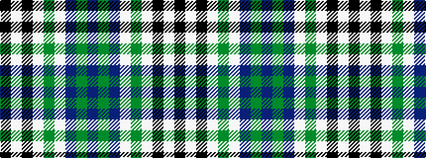 idealised woven sample of pattern BGBWGWKWK