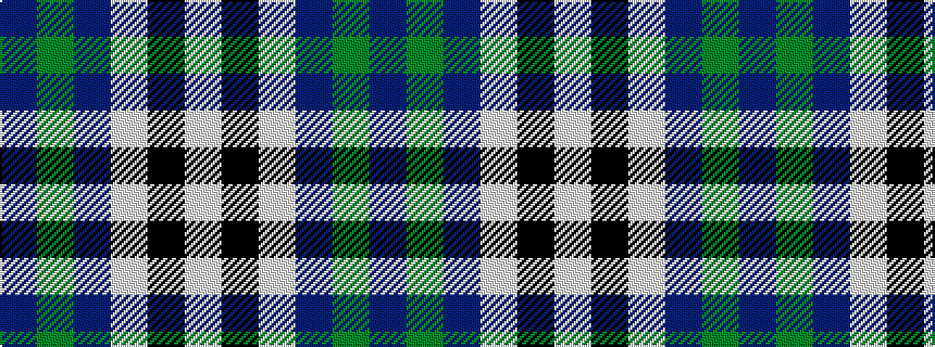 idealised woven sample of pattern BGBWKW