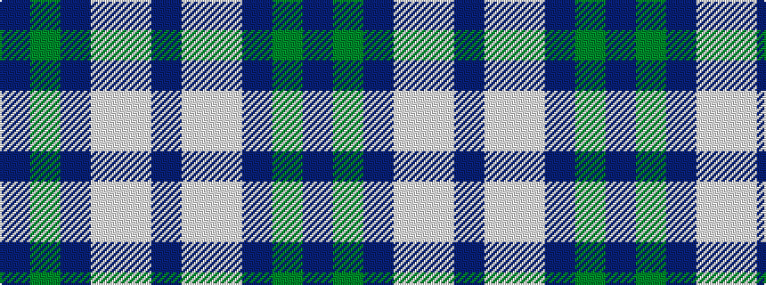 idealised woven sample of pattern BGBWWB