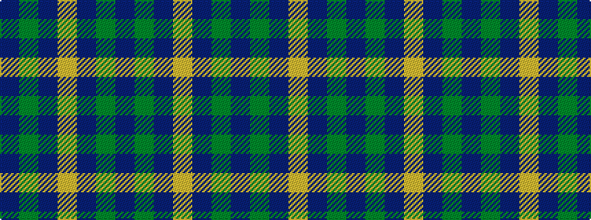 idealised woven sample of pattern BGBYBGB