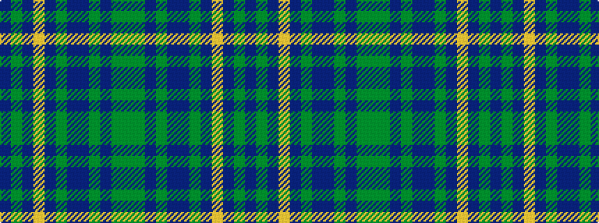 idealised woven sample of pattern BGBYBGBBGBGG