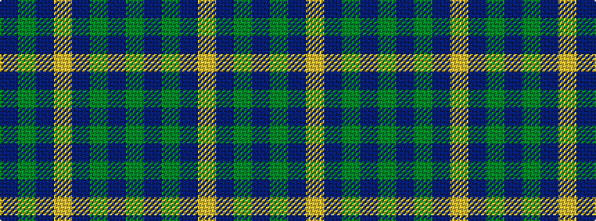 idealised woven sample of pattern BGBYBGBG