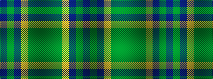 idealised woven sample of pattern BGBYGGG