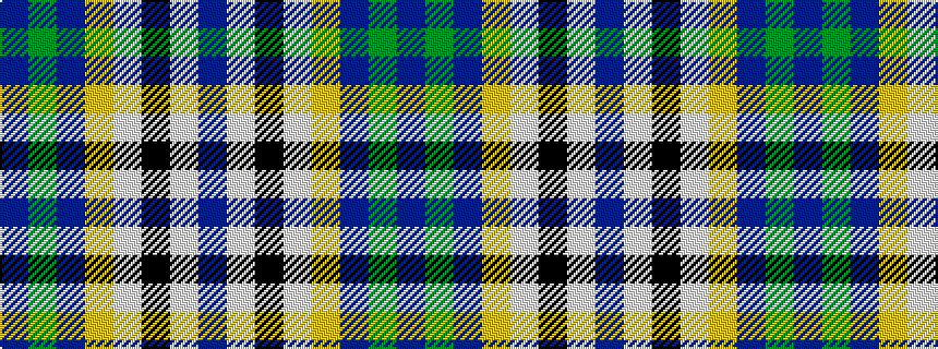 idealised woven sample of pattern BGBYWKWB