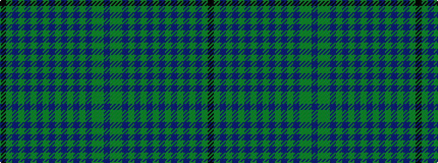 idealised woven sample of pattern BGGBGBGBGBGBGBGBGK