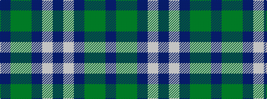 idealised woven sample of pattern BGGBWB