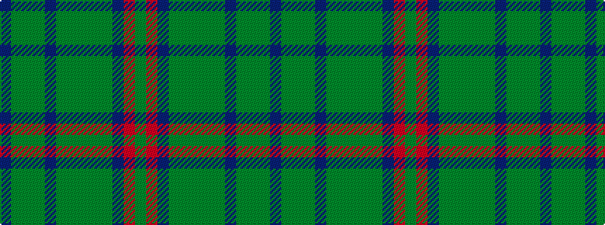 idealised woven sample of pattern BGGGBGGGGGBRG