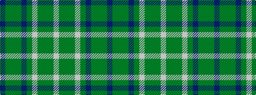 idealised woven sample of pattern BGGGBGWGGGW