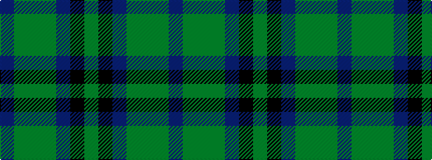 idealised woven sample of pattern BGGGBKG
