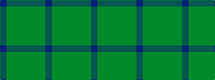 idealised woven sample of pattern BGGGGGGB
