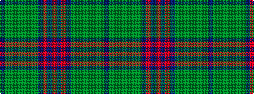 idealised woven sample of pattern BGGGGGGGBRBR