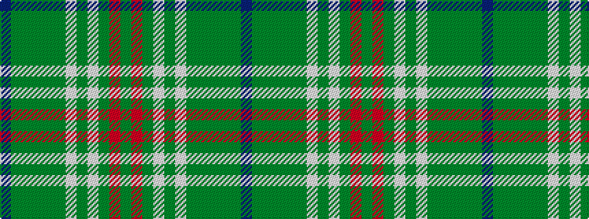 idealised woven sample of pattern BGGGGGWGWGRG