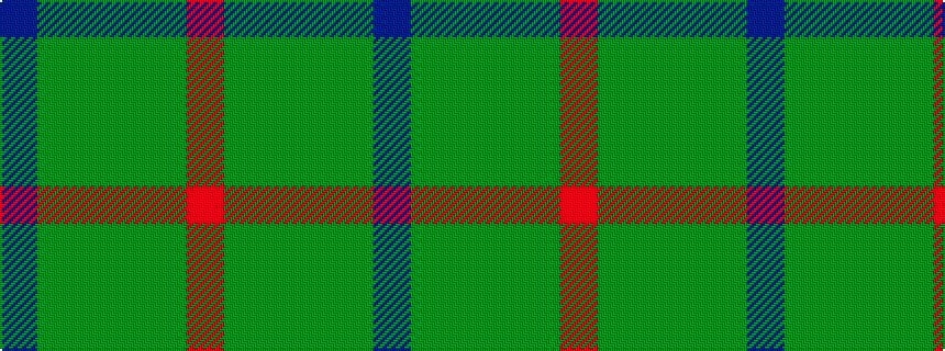 idealised woven sample of pattern BGGGGR