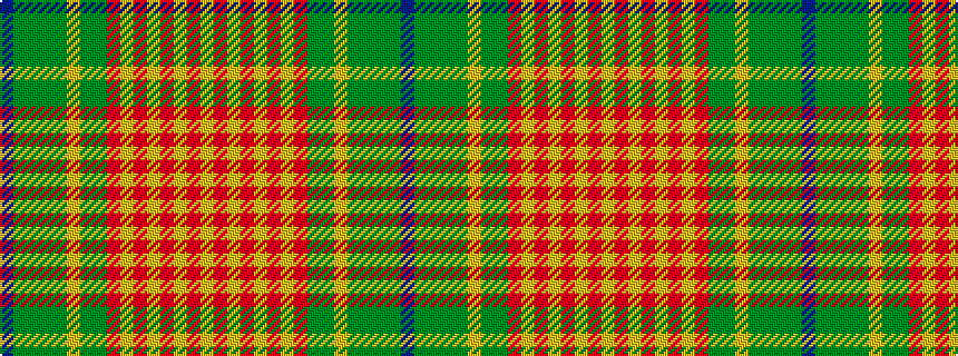 idealised woven sample of pattern BGGGGYGGRYRYRYRY