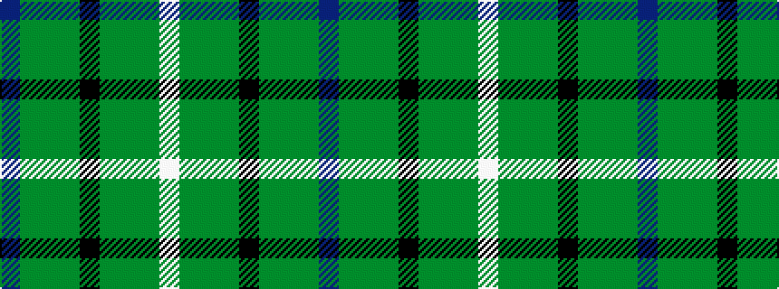 idealised woven sample of pattern BGGGKGGGW